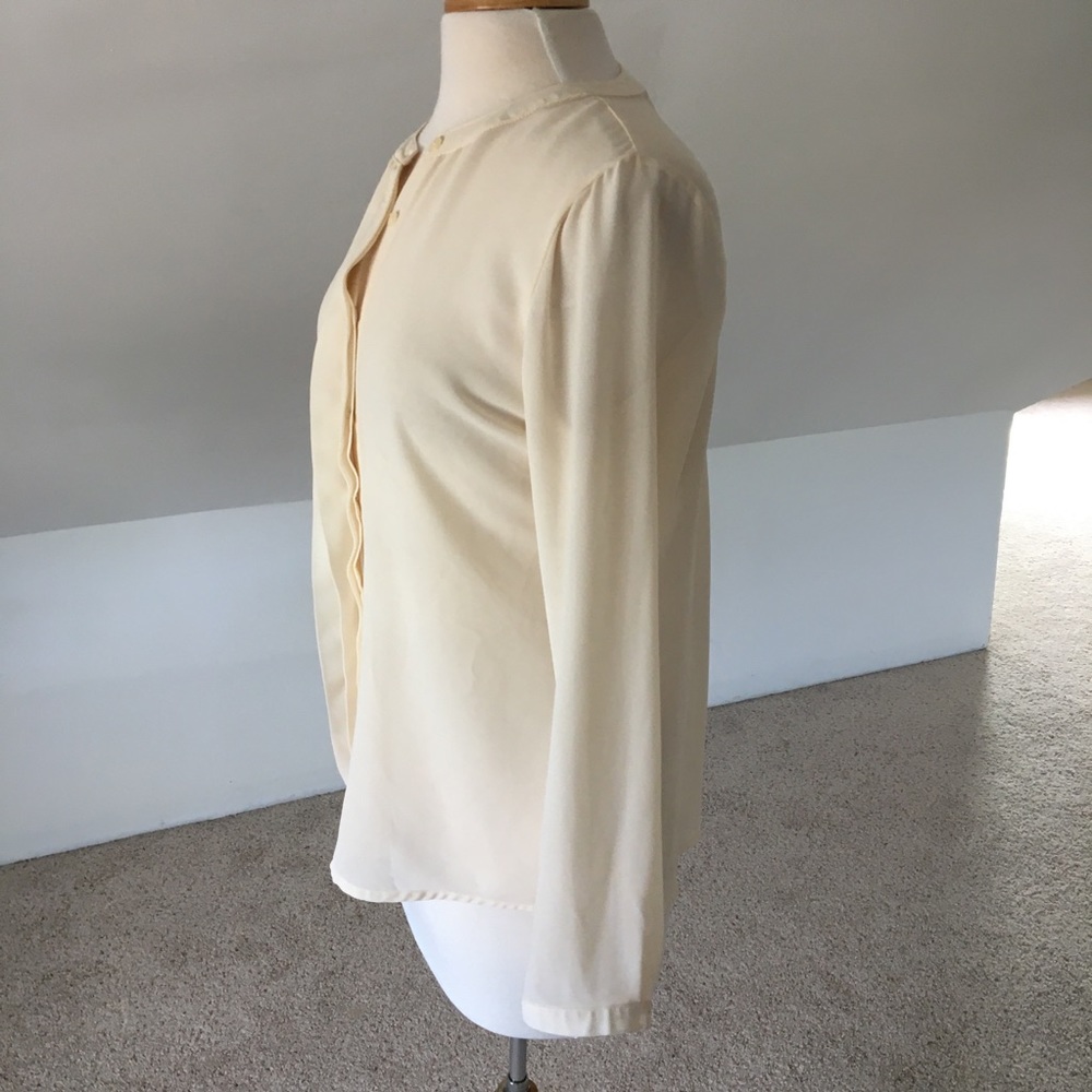 Front Ruffled Secretary Blouse - Picture 2 of 7